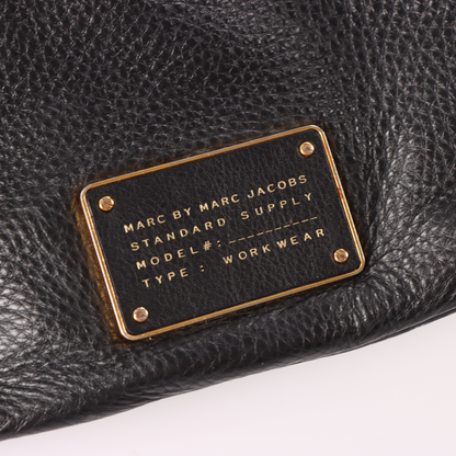 MARC JACOBS 'Too Hot To Handle' Black Leather Bucket Bag
