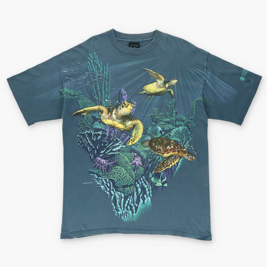 HABITAT Baltimore Aquarium Turtle Reef USA Made Tee (XL-XXL)