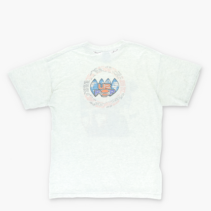 1997 U2 PopMart Tour Grey Printed Single Stitch T-Shirt (L-XL)