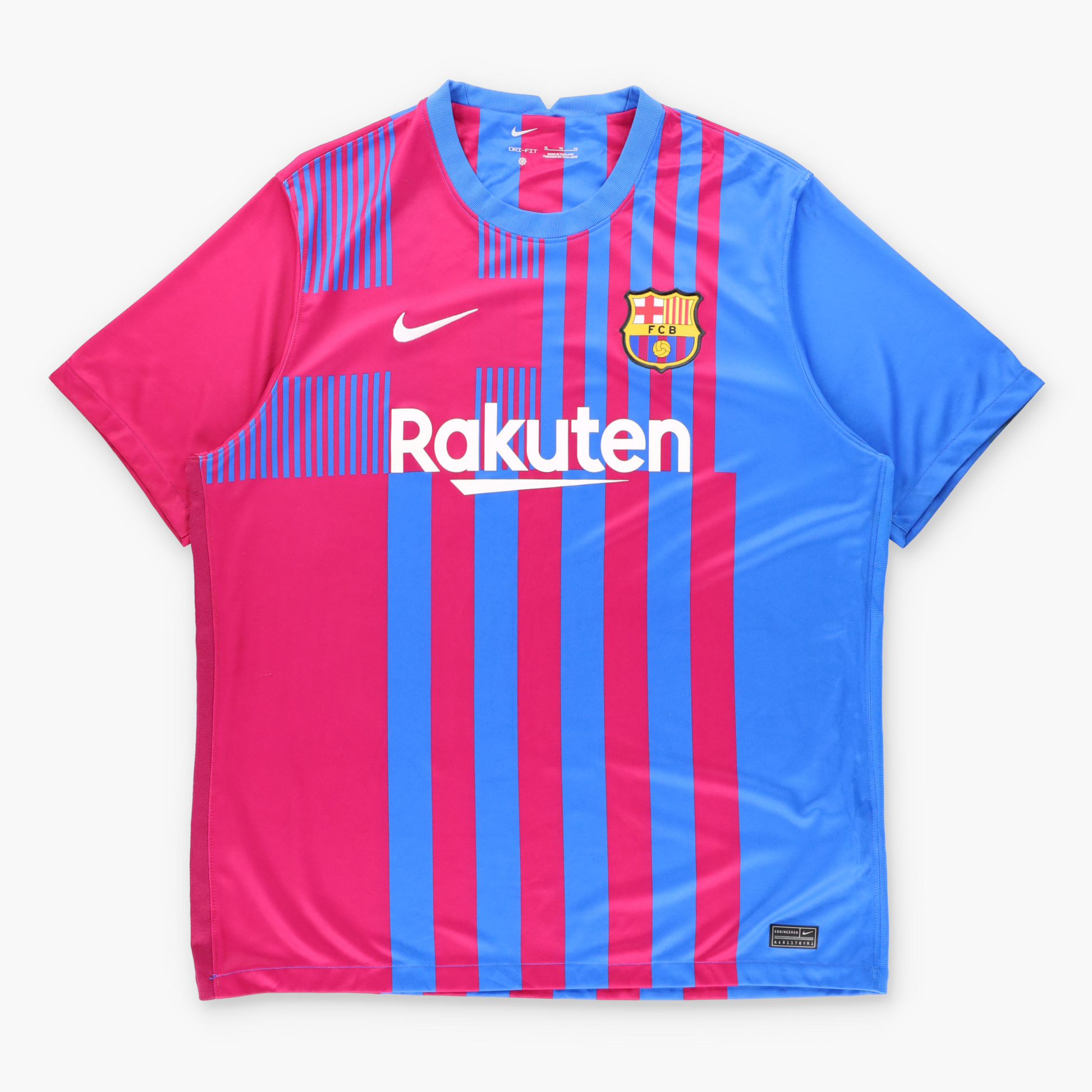 NIKE Barcelona 2021/2022 Home Soccer Jersey (XL) ***COCO Vintage Sole Melbourne