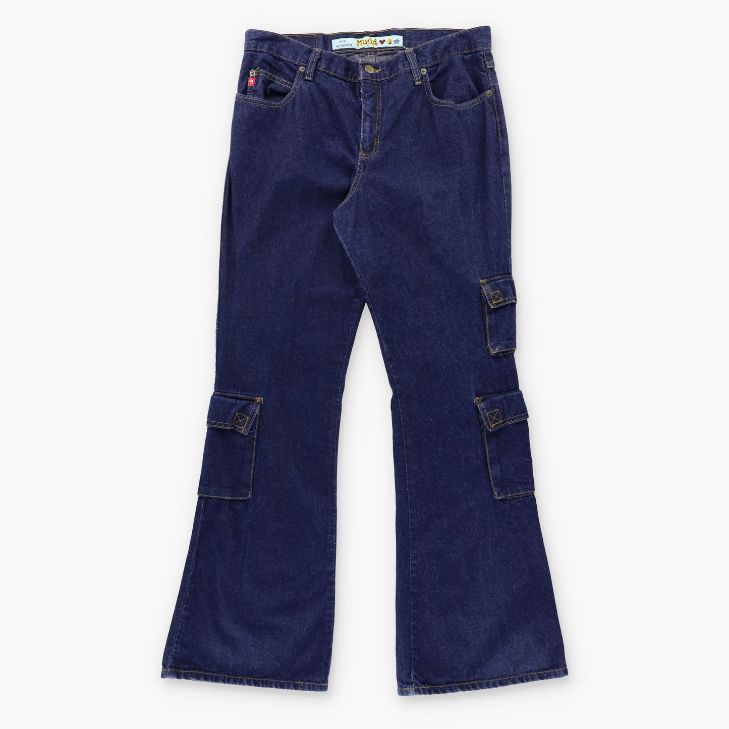Vintage MUDD JEANS Dark Blue Denim Y2K Cargo Jeans (13) ***COCO Vintage Sole Melbourne