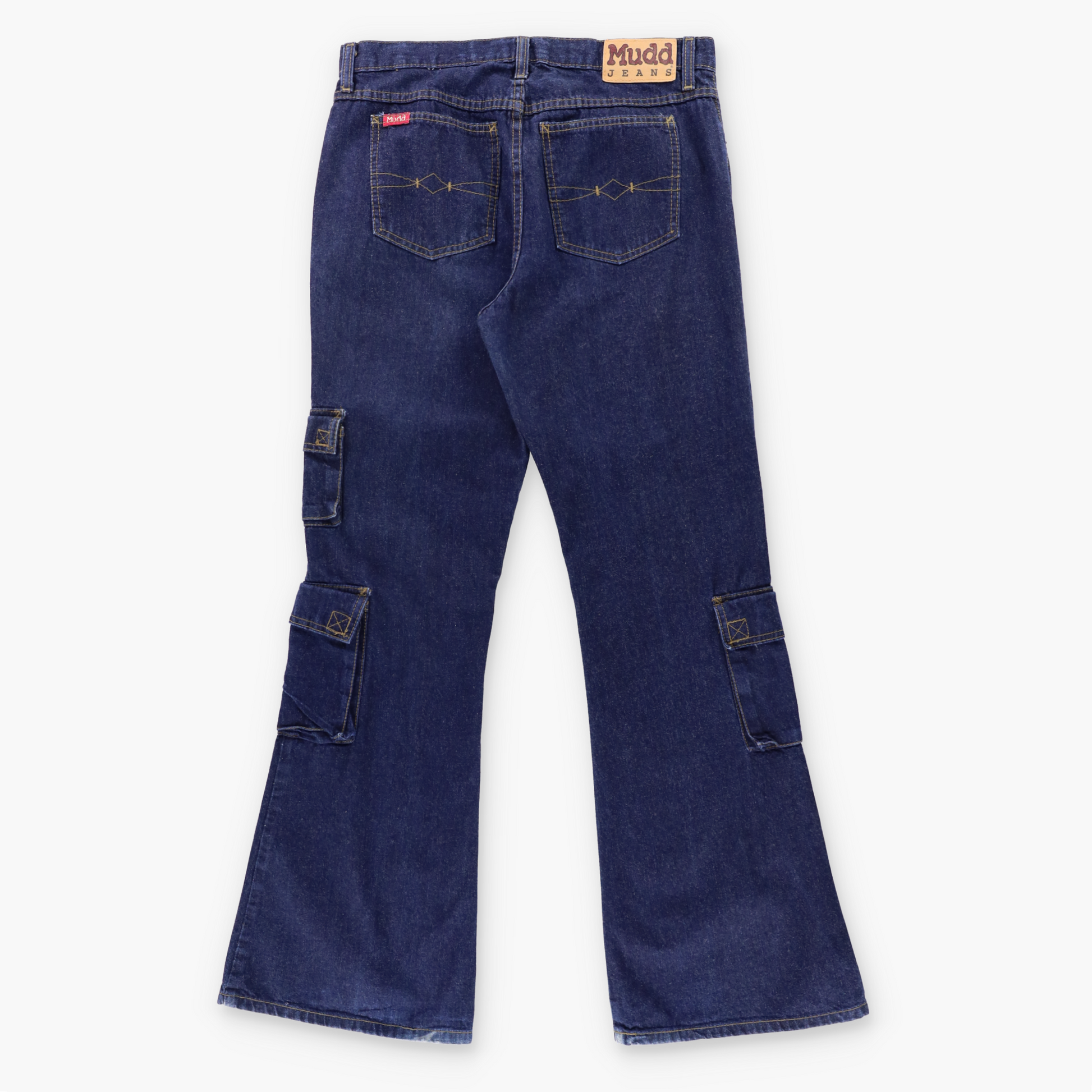 Vintage MUDD JEANS Dark Blue Denim Y2K Cargo Jeans (13) ***COCO Vintage Sole Melbourne