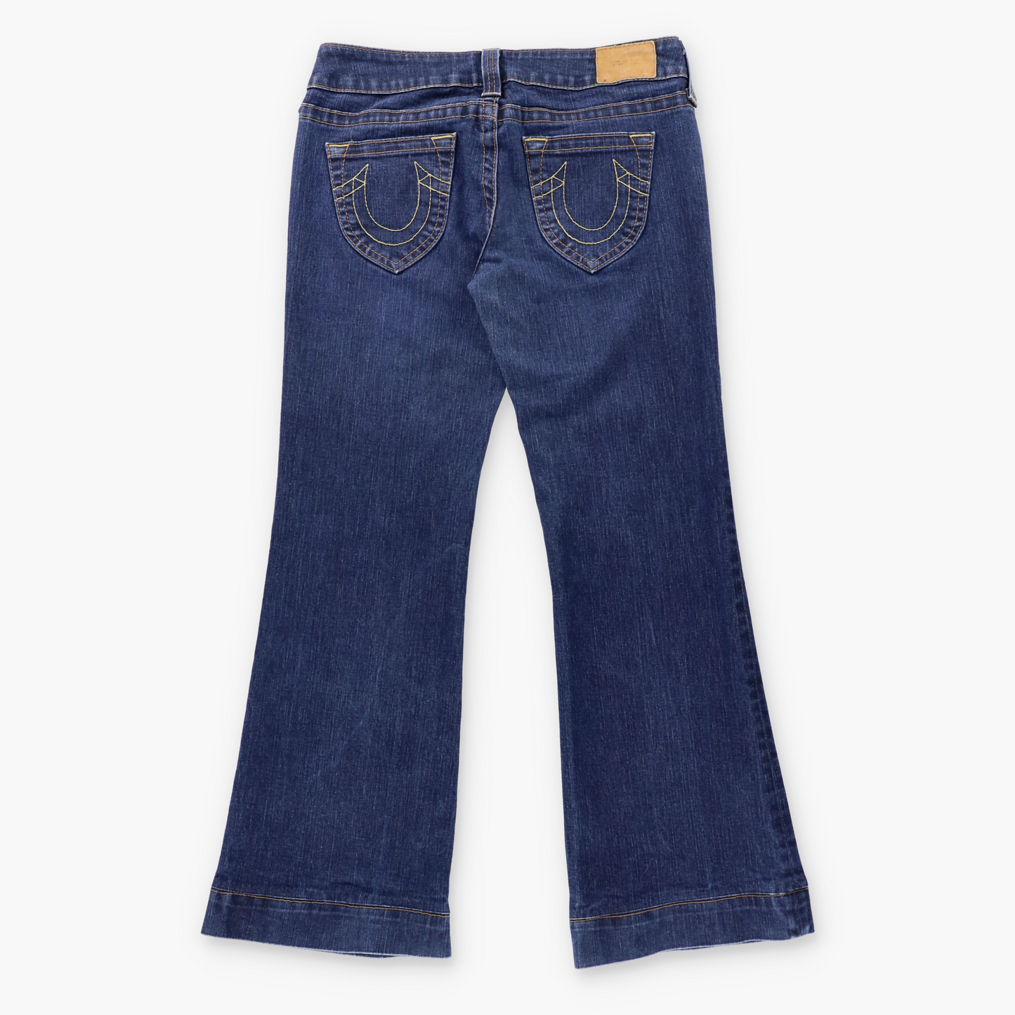 Vintage TRUE RELIGION Dark Wash Blue Denim USA Made Y2K Low Rise Jeans (30) ***COCO Vintage Sole Melbourne