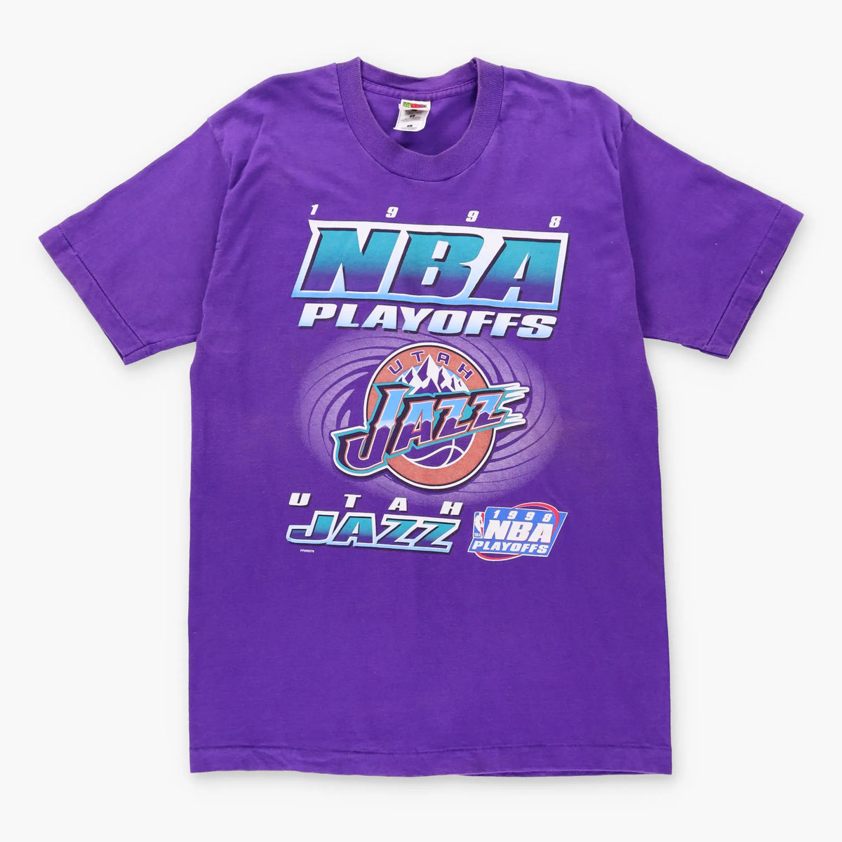1998 Vintage UTAH JAZZ NBA 'Play Offs' Purple Single Stitch T-Shirt (XL)