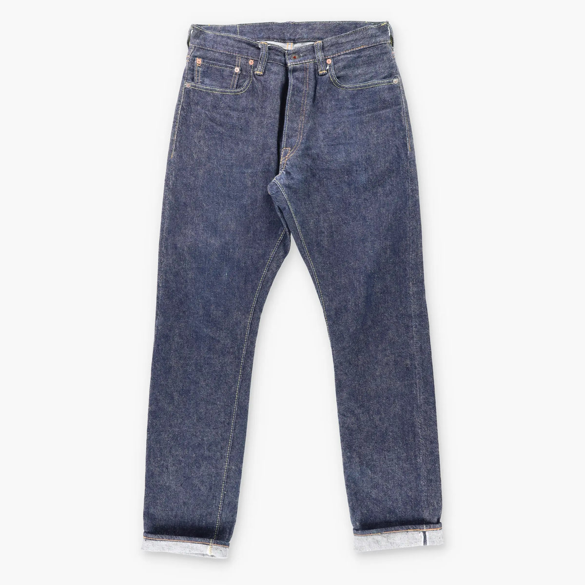 Vintage SYOAIYA Embroidered Leaf Japanese Made Dark Wash Denim Jeans (33)