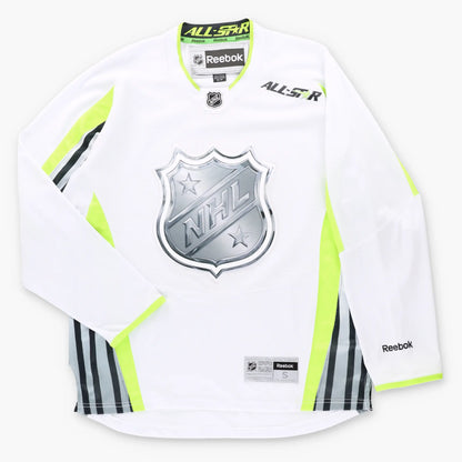 REEBOK 2015 All Stars NHL White & Green Hockey Jersey (S)