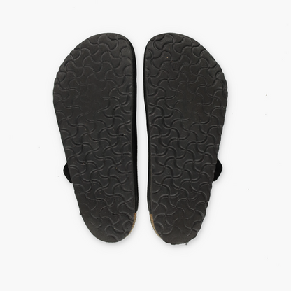 BIRKENSTOCK 'Boston' Black Suede Clogs (43/M10)