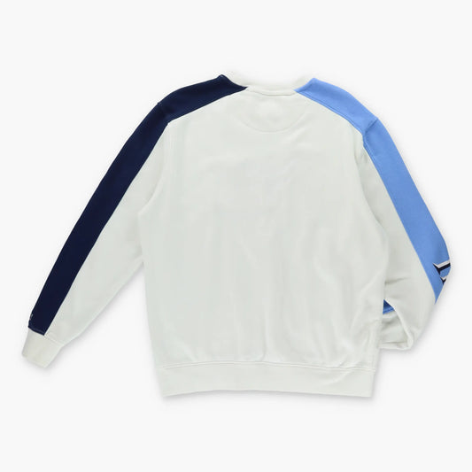 Vintage STARTER Tennessee Titans NFL Embroidered White & Blue Football Sweatshirt (L)