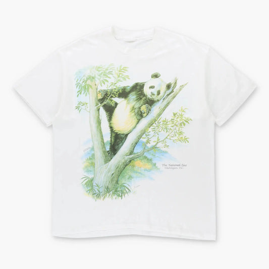 Vintage National Zoo Washington D.C. Panda White Single Stitch T-Shirt (XL) Vintage Sole Melbourne