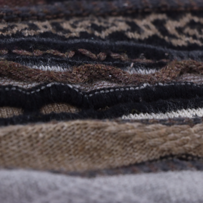 TUNDRA Coogi Style Brown Toned Sweatshirt Knit (XL)