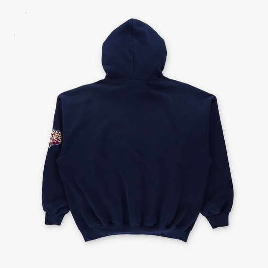 New York Yankees "World Series 2009 Fall Classic" Faux Suede Applique GILDAN Hoodie Sweatshirt (L-XL)