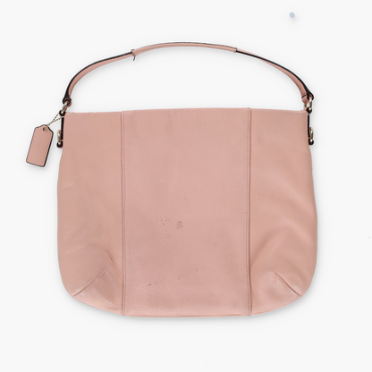 COACH 'Isabelle East/West' Pink Pebble Leather Handbag