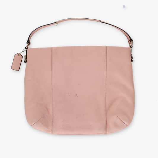 COACH 'Isabelle East/West' Pink Pebble Leather Handbag