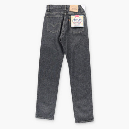 Vintage LEVI'S 'Regular Fit' 505 Straight Leg New With Tag USA Made Dark Wash Denim Jeans (30 x 32)