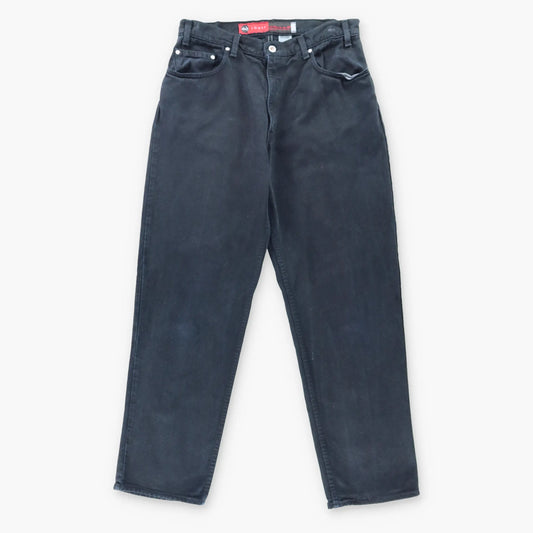 Vintage LEVI'S SILVERTAB Corduroy Style 'Loose' USA Made Black Jeans (34 x 32)