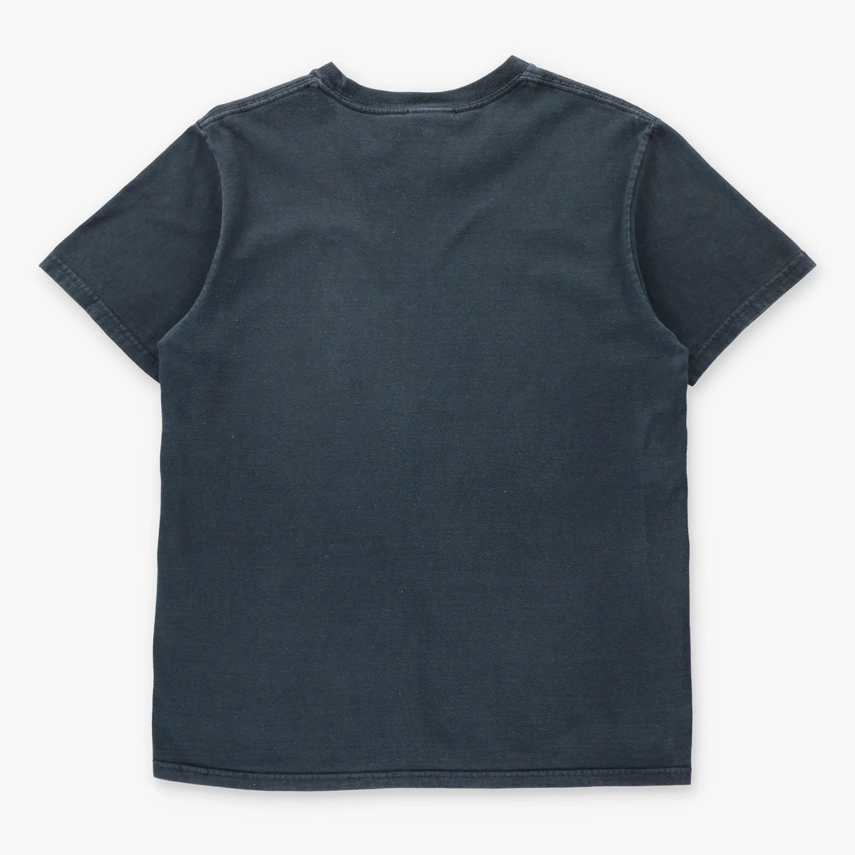 NIKE Vintage Black & White Embroidered Swoosh Logo Casual Tee (M)