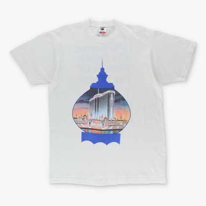 Vintage Trump Taj Mahal Destination White USA Made Single Stitch Tee (L)