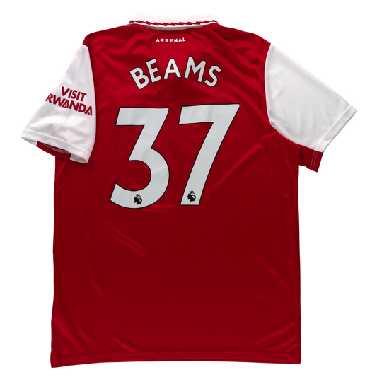 ADIDAS Arsenal London 2022/2023 Beams #37 Home Soccer Jersey (L)