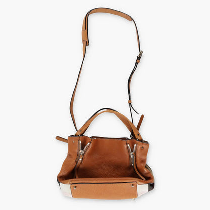 Vintage BURBERRY Leather & House Check Canvas Maidstone Peek Bag Bag Vintage Sole Melbourne