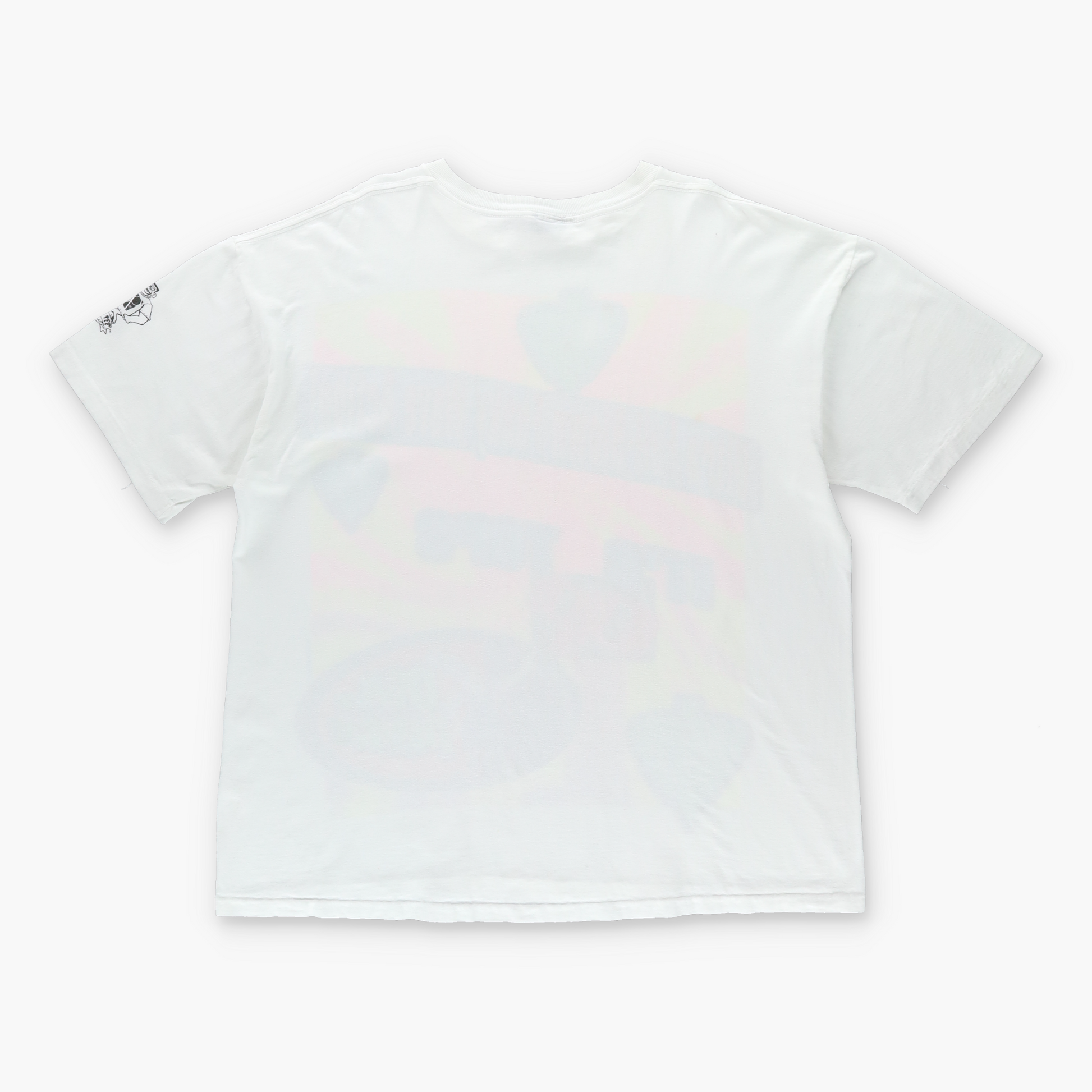 1993 OCEAN PACIFIC 'Funky Wave Action' Fluro Vintage Single Stitch Surf T-Shirt (XL-XXL) Vintage Sole Melbourne
