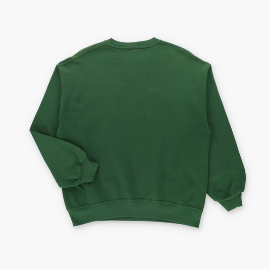 1993 Miami Hurricanes USA Made Tasmanian Devil JERZEES Green Sweatshirt (L)