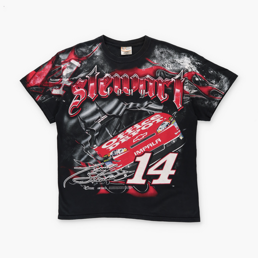 Tony Stewart NASCAR Blue & Red Double Sided CHASE AUTHENTICS Tee (XL)