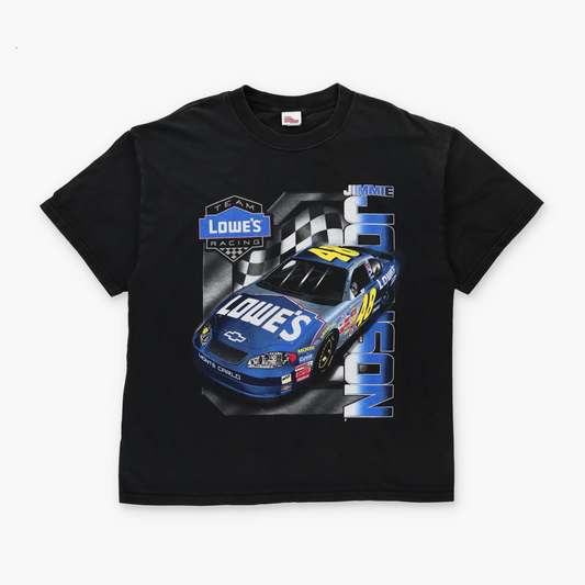 Jimmie Johnson 2004 NASCAR "Team Lowe's Racing" TEAM CHAMPIONS APPAREL Tee (XL)