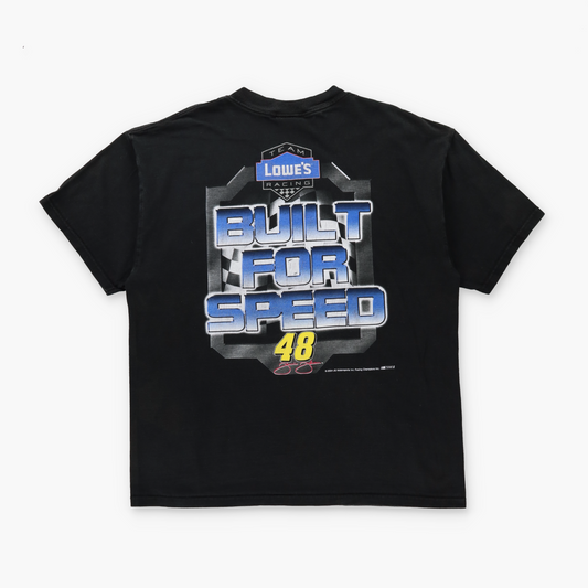Jimmie Johnson 2004 NASCAR "Team Lowe's Racing" TEAM CHAMPIONS APPAREL Tee (XL)