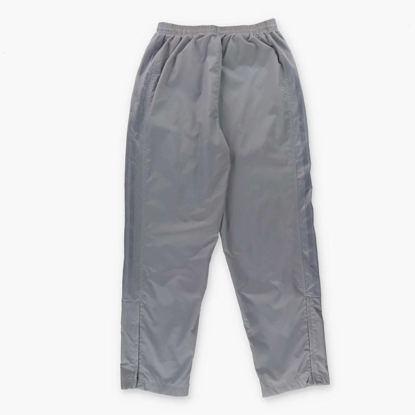 ADIDAS Embroidered Logo Grey Mesh Side Track Pants (M) - Vintage Sole Melbourne