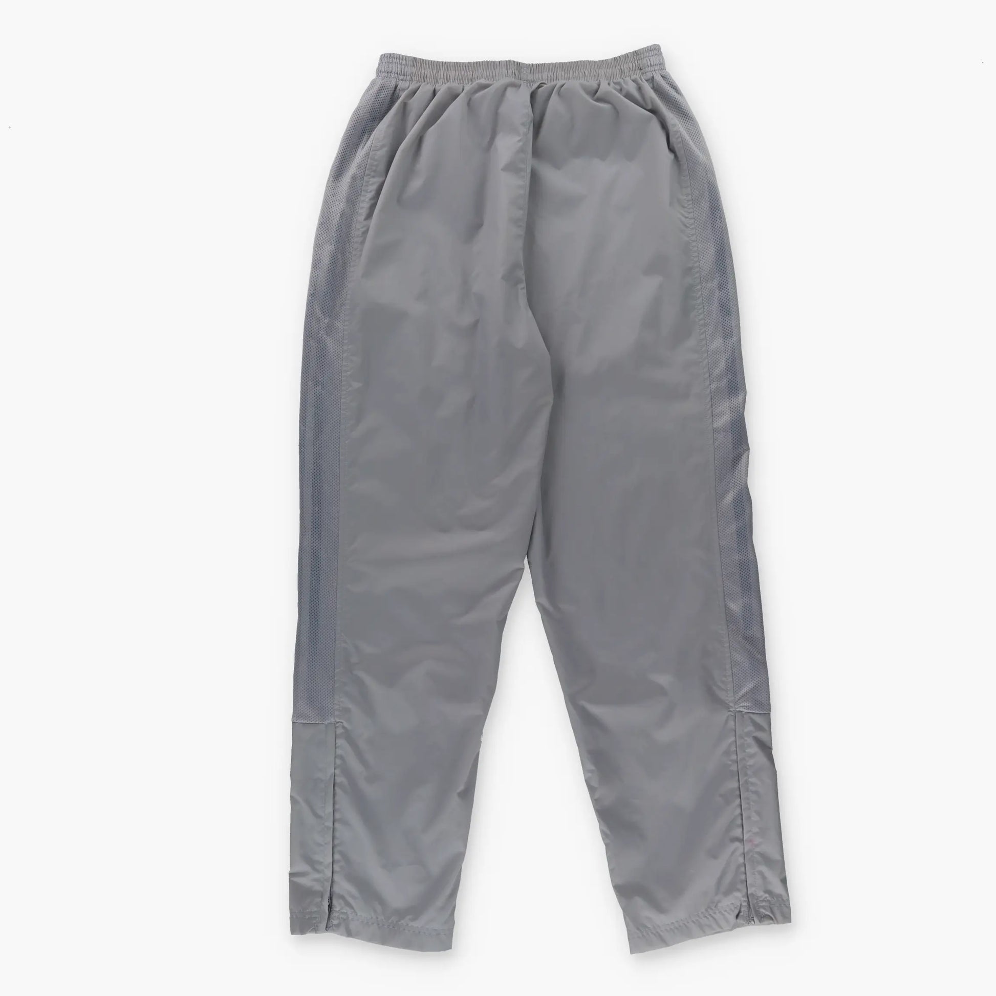 ADIDAS Embroidered Logo Grey Mesh Side Track Pants (M) - Vintage Sole Melbourne