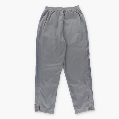 ADIDAS Embroidered Logo Grey Mesh Side Track Pants (M) - Vintage Sole Melbourne