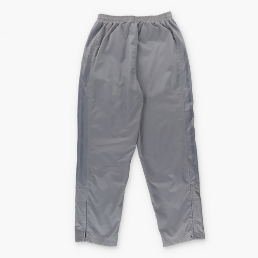 ADIDAS Embroidered Logo Grey Mesh Side Track Pants (M)