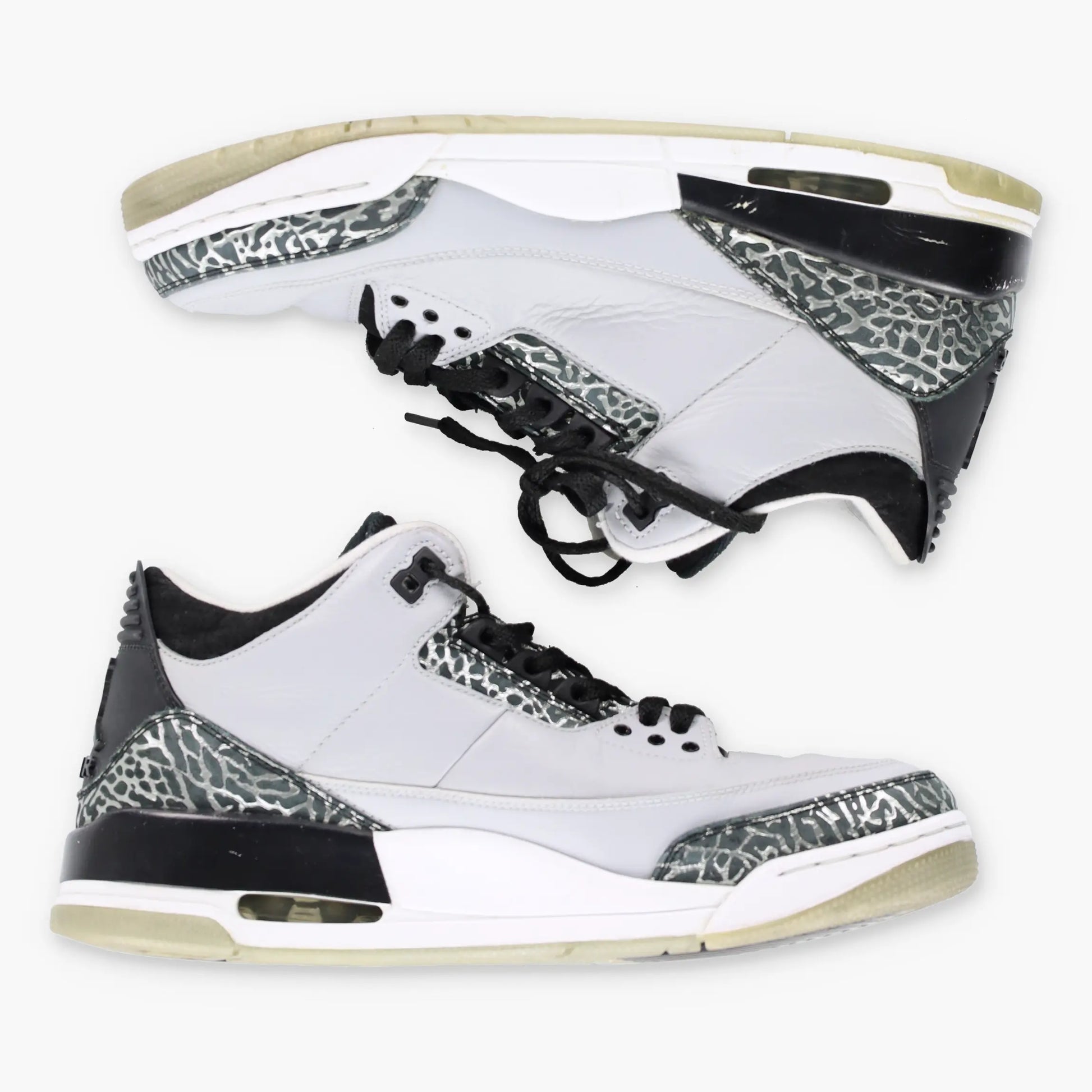 NIKE Air Jordan 3 Retro 'Wolf Grey' Sneakers (10) - Vintage Sole Melbourne