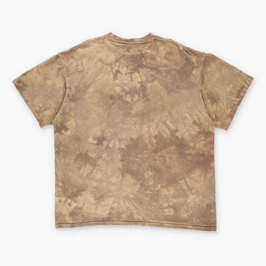 Vintage THE MOUNTAIN Labrador Retrievers Dog Brown Tie-Dye T-Shirt (XXL)