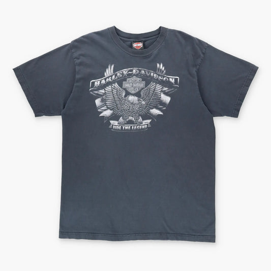 Vintage HARLEY DAVIDSON 'Ride The Legend' USA Made Motorcycle T-Shirt (XL)