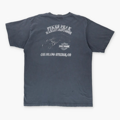 Vintage HARLEY DAVIDSON 'Ride The Legend' USA Made Motorcycle T-Shirt (XL)