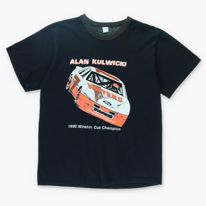 Alan Kulwicki 1992 Winston Cup Champion T-Shirt USA Made (M-L)