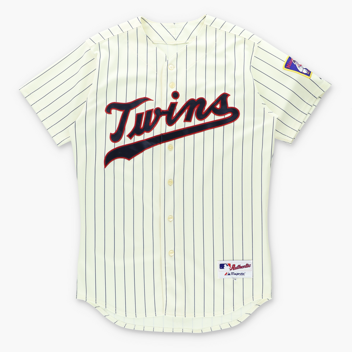MLB Minnesota Twins MAJESTIC Cream/Ivory Jersey USA Made (XL)