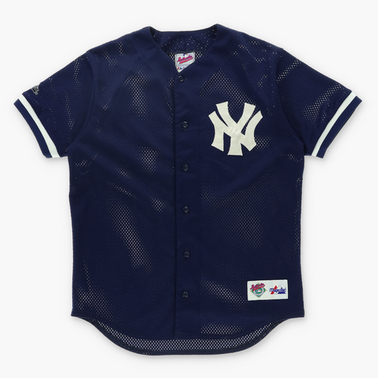 MLB New York Yankees 'Diamond Collection' Mesh Baseball Jersey USA Made (M)