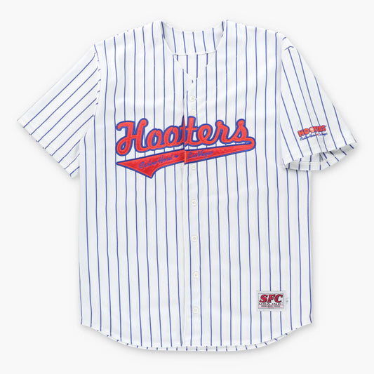 Vintage HOOTERS Casino Hotel Las Vegas Embroidered Patch USA Made Oversized Baseball Jersey (XL TALL)