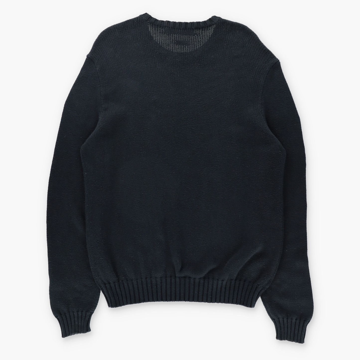 Vintage RALPH LAUREN POLO Black & Purple Embroidered Pony Logo Knit Sweater (L) Vintage Sole Melbourne