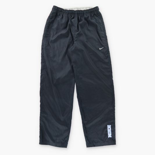 Vintage NIKE Embroidered Swoosh & Spell Out Logo Black Straight Leg Track Pants (L) ***COCO Vintage Sole Melbourne