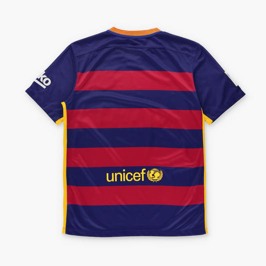 NIKE Barcelona 2015/2016 Home Soccer Jersey (M)