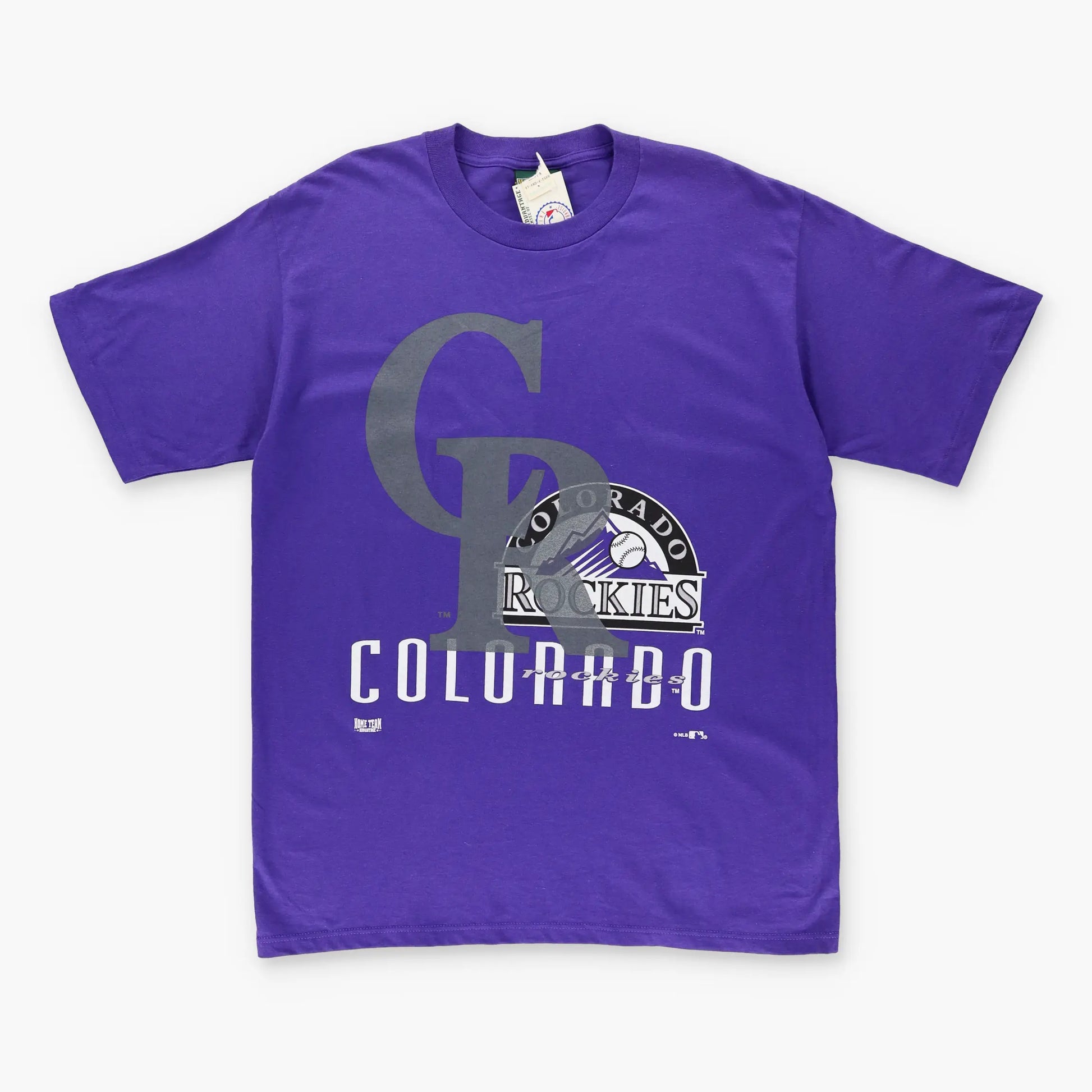COLORADO ROCKIES New With Tags Deadstock MLB Purple Baseball Tee (XL) - Vintage Sole Melbourne