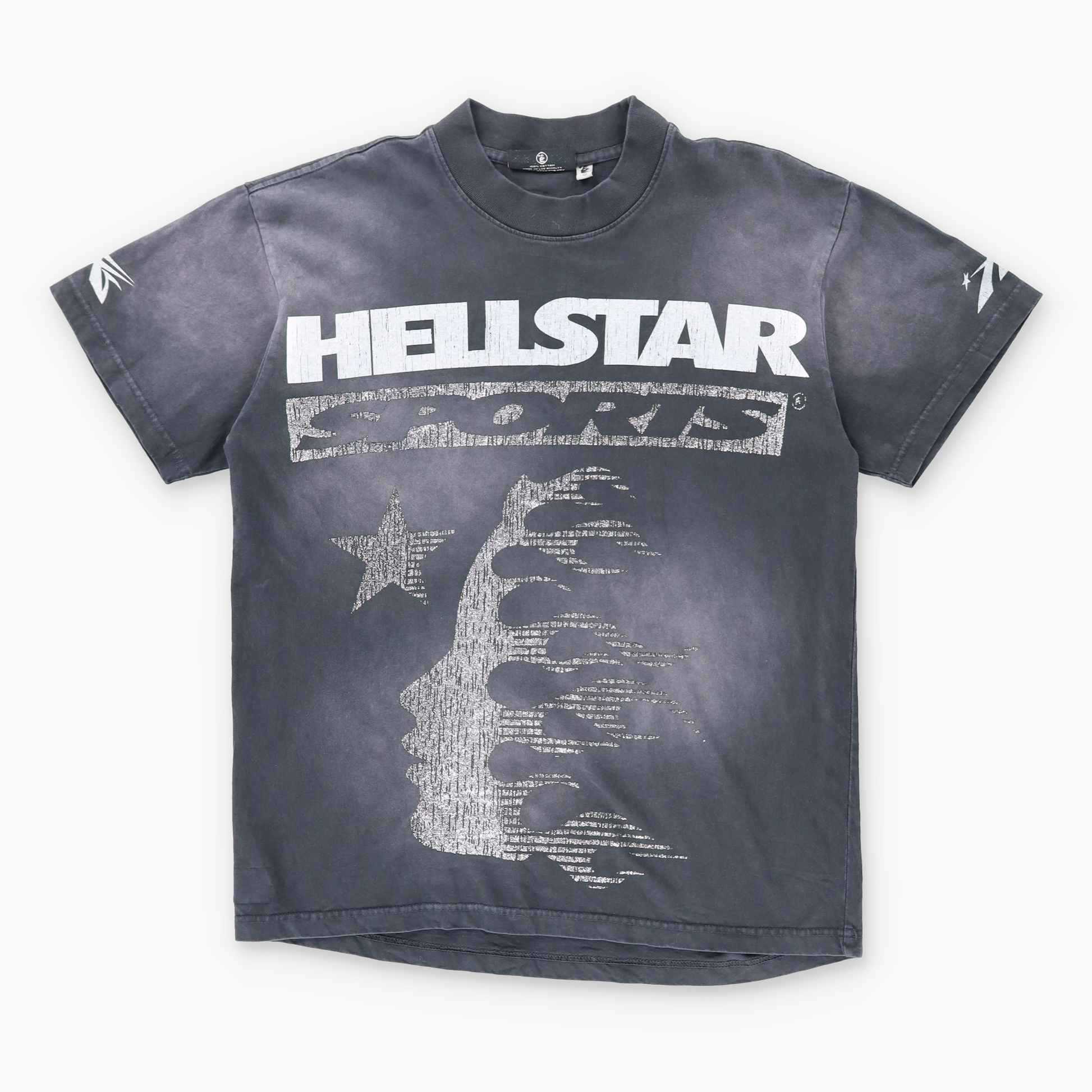 Vintage HELLSTAR 'Sports' Los Angeles Made Glitter Print T-Shirt (S-M) Vintage Sole Melbourne