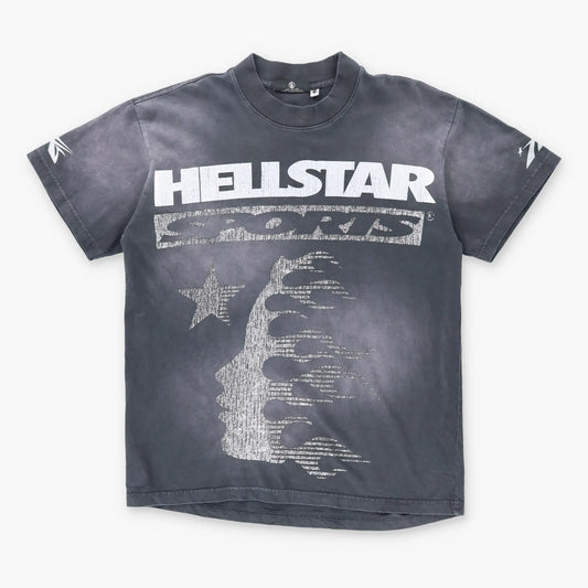 Vintage HELLSTAR 'Sports' Los Angeles Made Glitter Print T-Shirt (S-M)