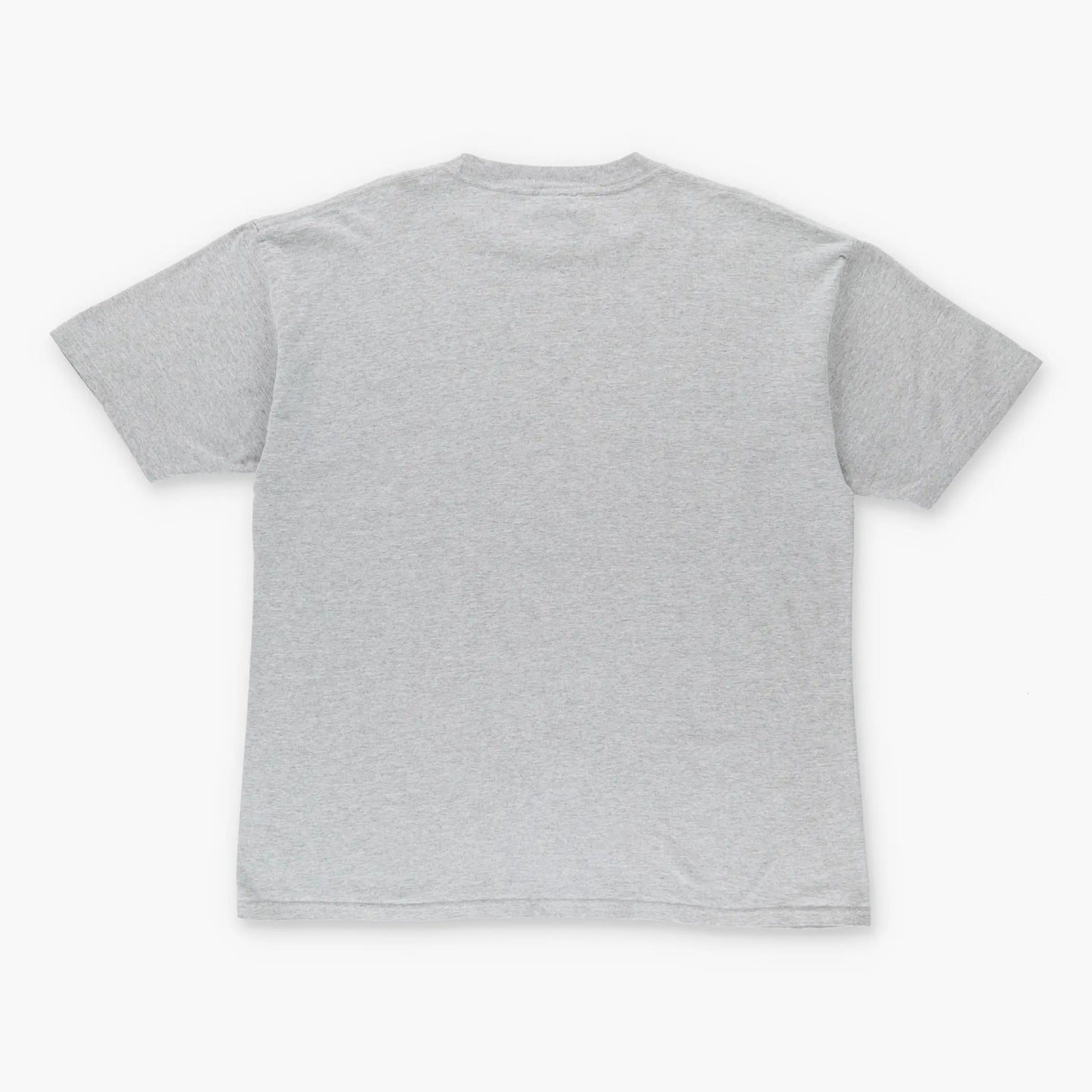 Vintage NIKE Swoosh Spell Out Logo Grey & Blue T-Shirt (XL)