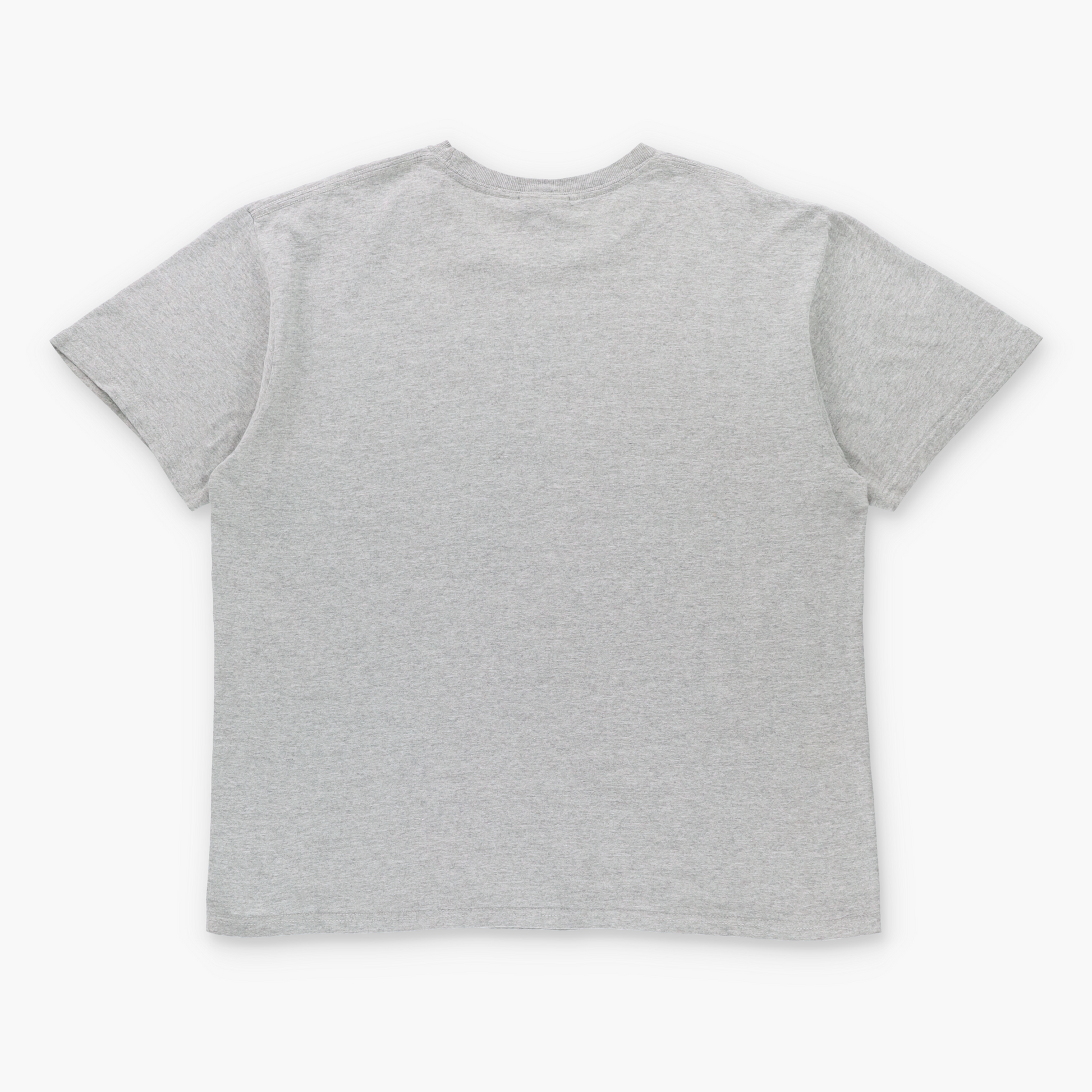 Vintage NIKE Heather Grey & Black Embroidered Logo Tee (M-L) Vintage Sole Melbourne