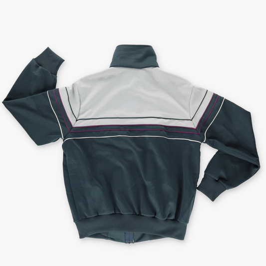 ADIDAS Embroidered Logo Zip Up Track Jacket (L)
