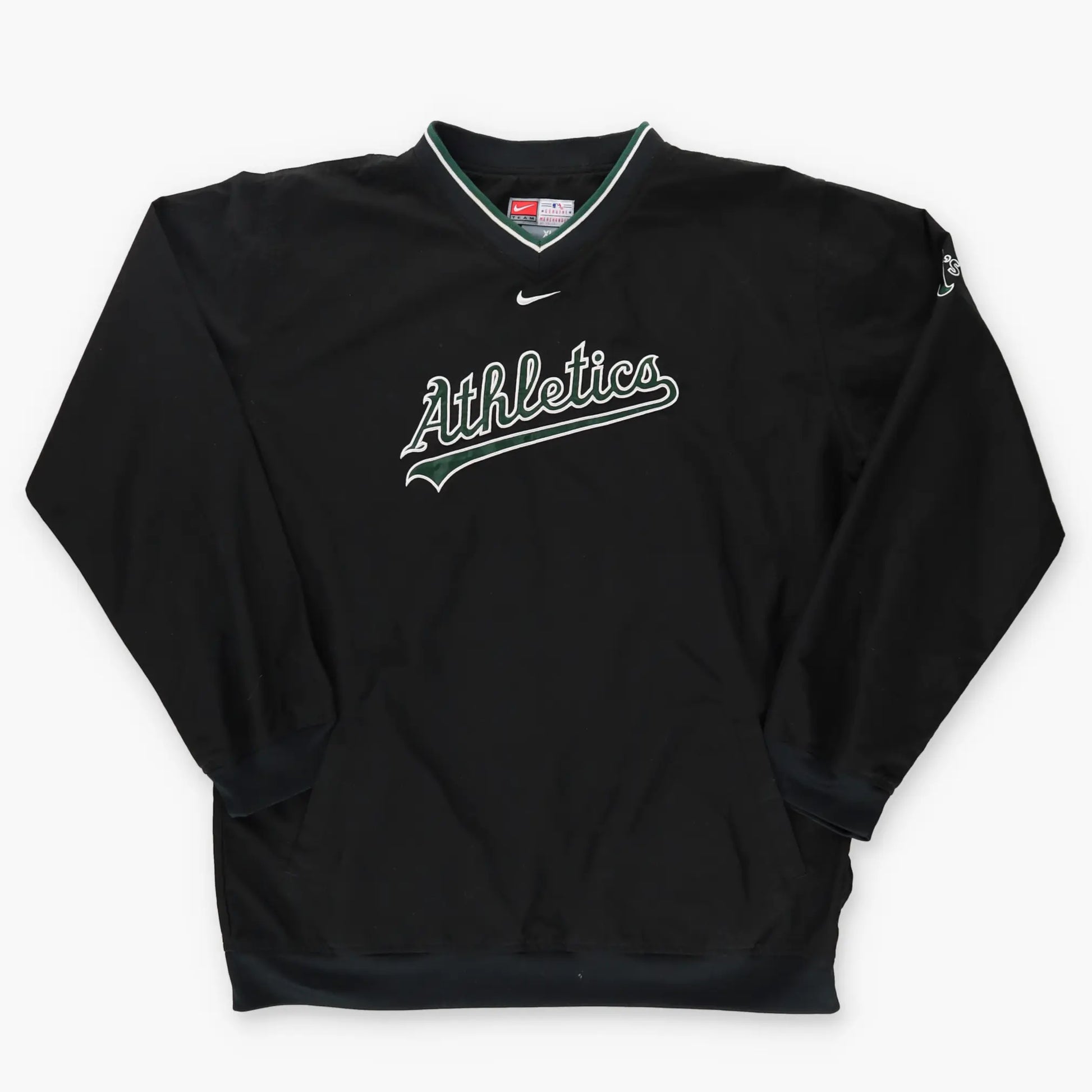 NIKE Oakland Athletics MLB Centre Swoosh Windbreaker Sweatshirt